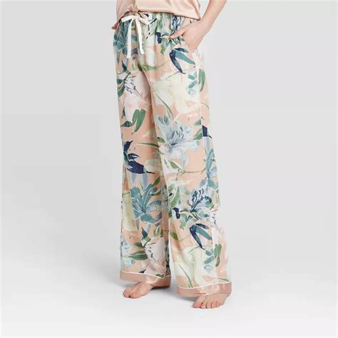 women s floral print simply cool pajama pants stars above™ coral target pajama pants