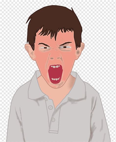 يصرخ الغضب ميمي الإنترنت ، والغضب متنوعة الطفل الوجه Png