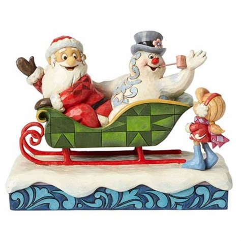Frosty The Snowman By Jim Shore Santa Frosty And Karen Sleigh Ill Be