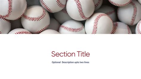 Free Baseball Ball Powerpoint Template Masterbundles