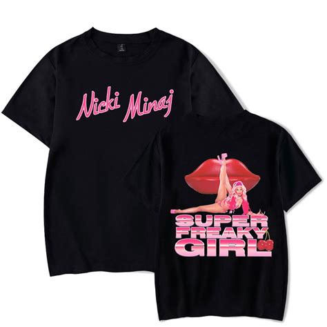 Nicki Minaj Super Freaky Girl Merch T Shirt Tee New Logo Menwomen