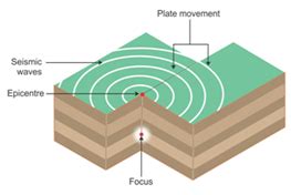 An earthquake (also known as a quake, tremor or temblor) is the shaking of the surface of the earth resulting from a sudden release of energy in the earth's lithosphere that creates seismic waves. describe the anatomy of an earthquake with the help of a ...