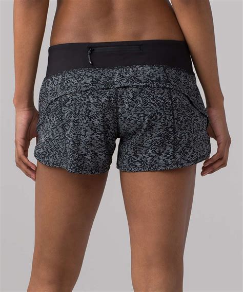Lululemon Speed Short (2.5") - Soundwave White Black ...
