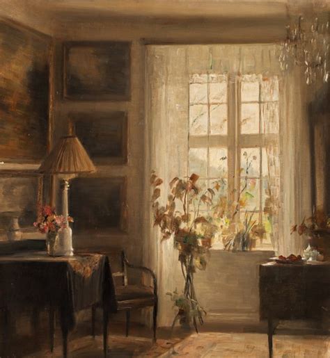 An Interior 2 Painting By Carl Vilhelm Holsoe Reproduction