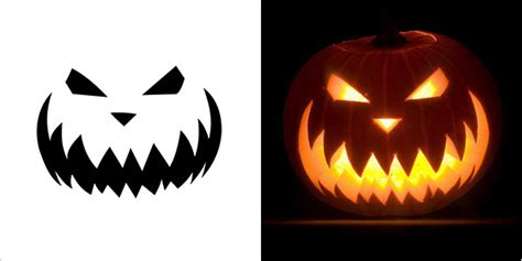 5 Best Halloween Scary Pumpkin Carving Stencils 2013