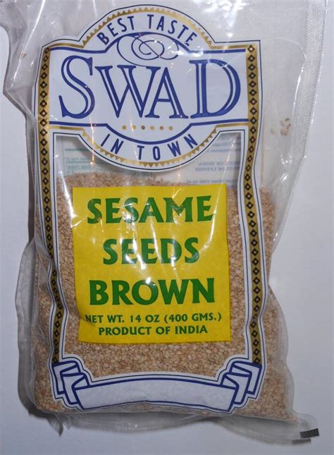 Swad Sesame Seeds Brown 14 Oz 47236 Buy Online Usa