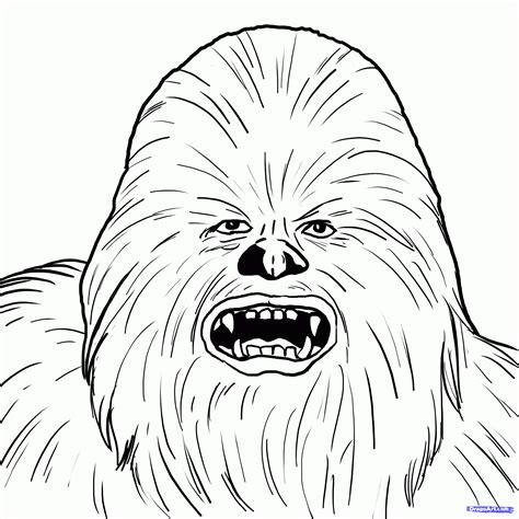 Chewbacca Coloring Pages At Free Printable Colorings