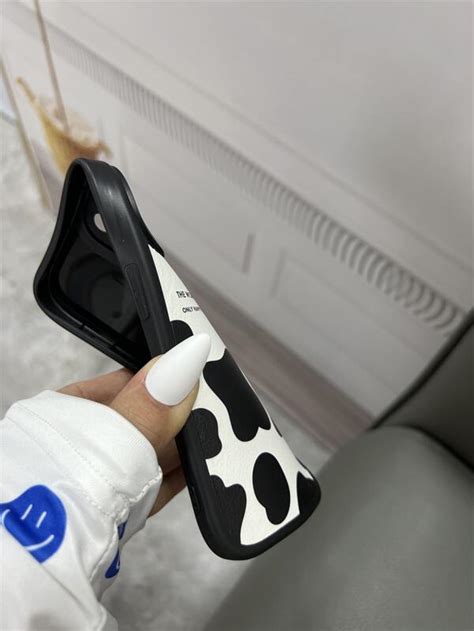 Cow Print Phone Case Shein Uk