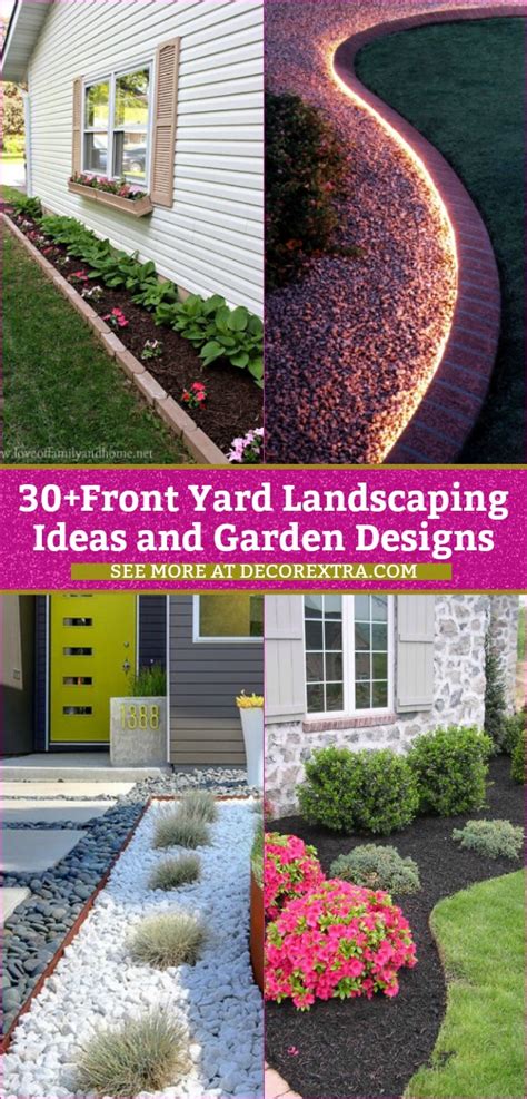 How to landscape your front yard yourself. 30+ Amazing DIY Front Yard Landscaping Ideas and Designs for 2019