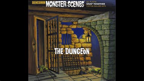 Dencomm Monster Scenes Dungeon Model Kit Review Youtube