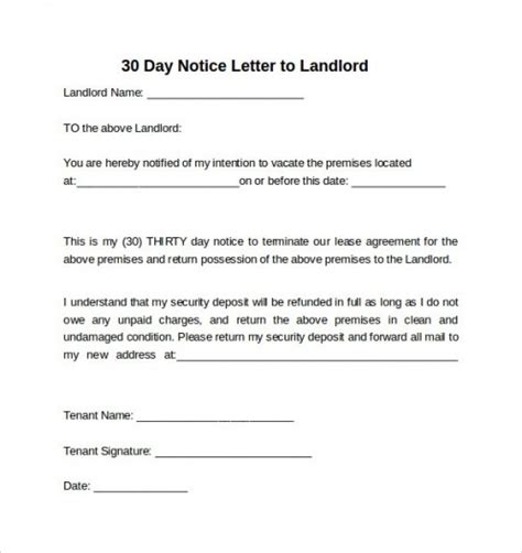 Moving Out Notice Letter Template Pdf Example Tacitproject