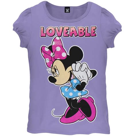 Minnie Mouse Loveable Juvy Girls T Shirt