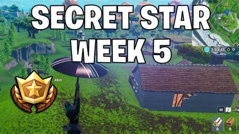 Secret Battle Star Week 5 Fortnite Season X Battle Star Fortnite