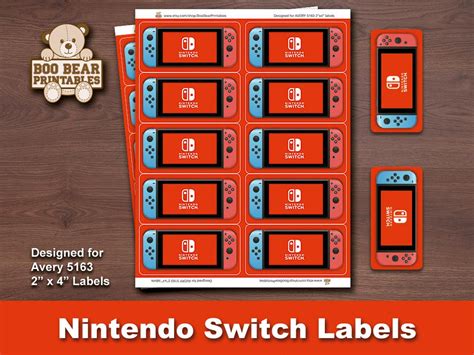 Nintendo Switch Stickers Nintendo Stickers Video Game Party Gamer