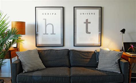 Serifa and Univers Posters | Typographic posters, Typography poster, Typographic