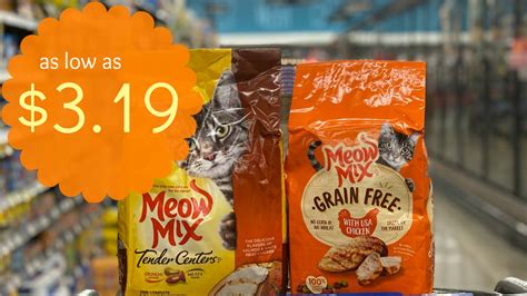 4.6 out of 5 stars. Meow Mix Dry Cat Food (Includes Grain Free) as low as $3 ...