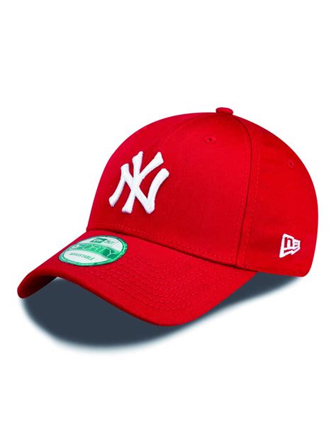 New Era 9forty Curved Cap 940 Ny New York Yankees Red Low