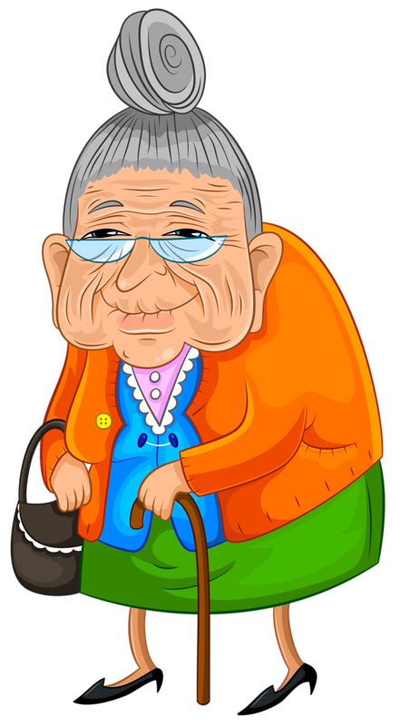 Resultado De Imagem Para Pessoas Velhas Png Clipart Old Lady Cartoon