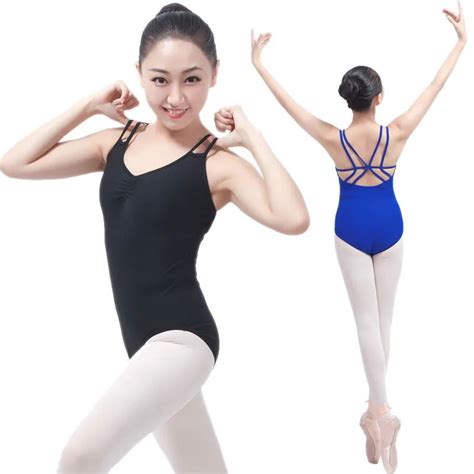 Ballet Dancewear Adult Dance Practice Gymnastics Leotards Sexy Backless Sleeveless Spandex