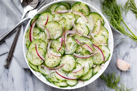 Marinated Cucumber Salad Biointelligent Wellness