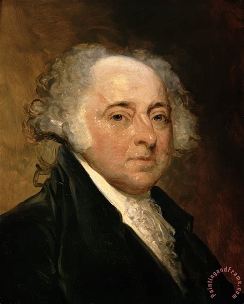 Gilbert Stuart Portrait Of John Adams Painting Portrait Of John Adams