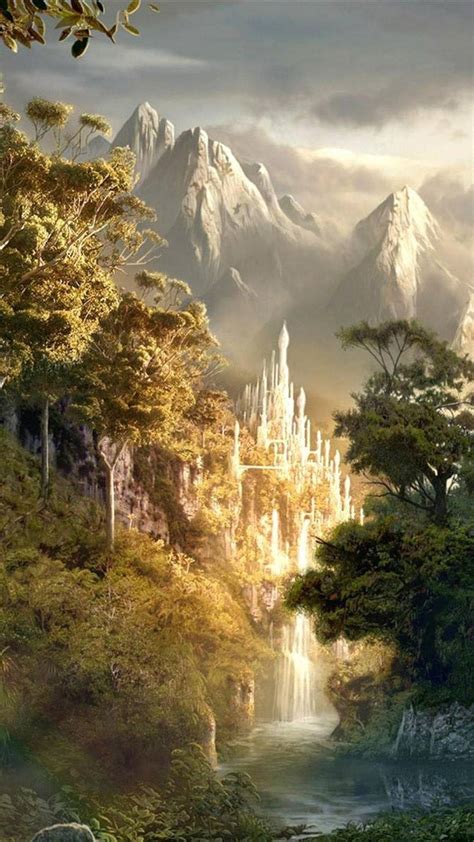 Download The Forests Of Rivendell Provide Respite To Weary Travelers In