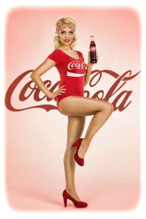 Pin Up Coca Cola