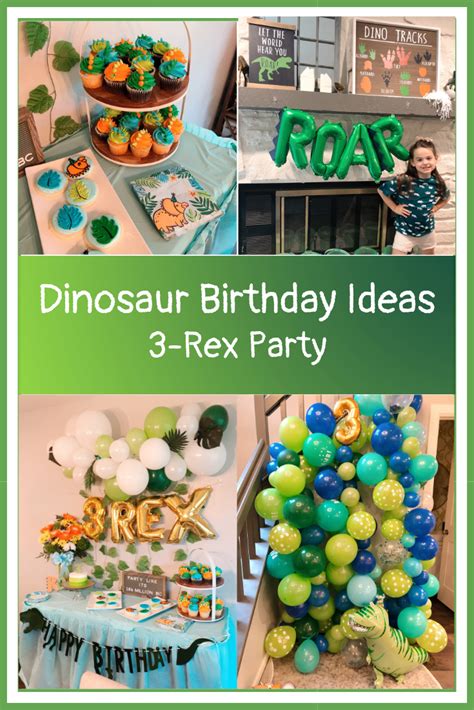 Dinosaur Birthday Ideas 3 Rex Party Dinosaur Birthday Party