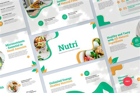 Diet And Nutrition Powerpoint Template Masterbundles