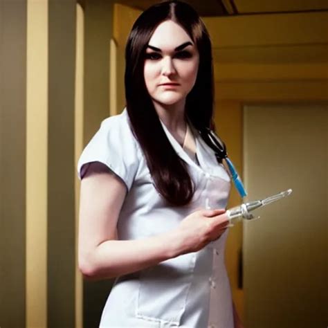 Sasha Grey In S Nurse Outfit Posing With A Stable Diffusion Openart