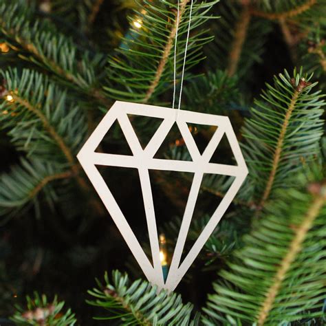 Wild Olive Printable Diamond Paper Cut Ornaments