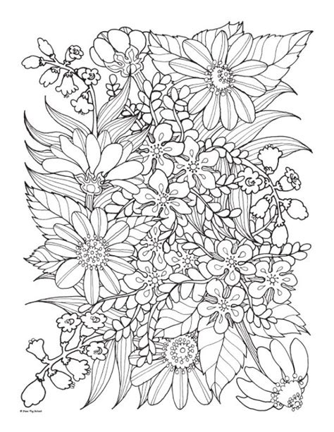 Wild Flowers Coloring Pages Coloring Home