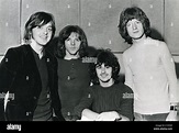 BADFINGER UK rock group in 1971 from l: Joey Molland, Mike Gibbins ...