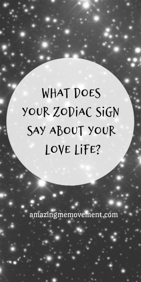 What Does Your Zodiac Sign Say About Your Love Life Horoscope Quiz