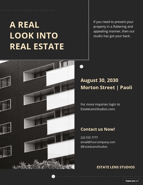 Free Real Estate Flyer Templates In Adobe Photoshop Psd