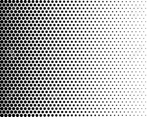 Basic Halftone Dots Effect In Black And White Color Halftone Effect