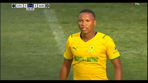 Andile Jali Dominating The Midfield Mamelodi Sundowns Vs Cape Town