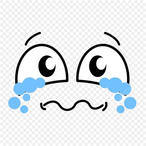 Sad Face Crying Clipart Hd Png Original Cartoon Face Expression Pack