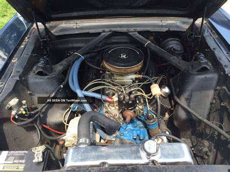 1965 Mustang V 8 Engine With A 4 Speed Transmission