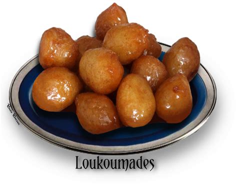 Greek Loukoumades Deep Fried Doughnuts Made With Honey And Nuts