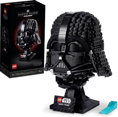 LEGO Star Wars Darth Vader Helmet Collectible Building Toy New Pieces Amazon