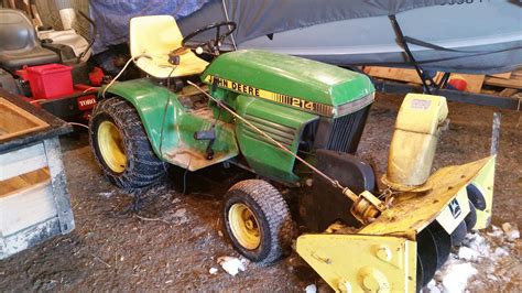 John Deere 214 With 48 Mower And 37 Blower Classified Ads