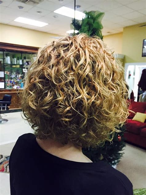Very Nice Medium Length Permed Style With Loose Curl Short Permed