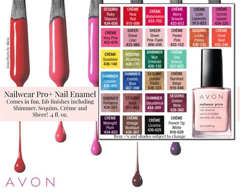 Avon Nailwear Pro Colors Beauty With Mary