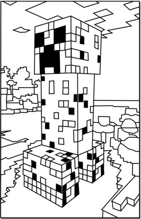 Coloriage Minecraft 113783 Jeux Vidéos Dessin à colorier