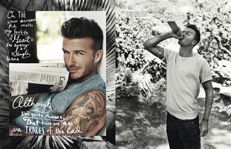 I Am Fashion David Beckham For Elle Uk July 2012 Cover Story