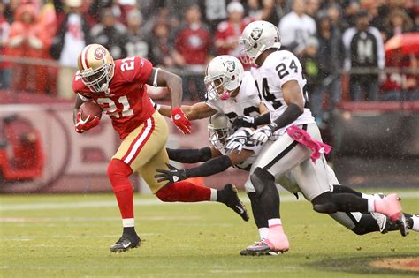 49ers Vs Raiders Establishing The Run Game To The Left Side Niners