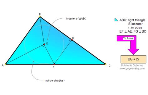 Geometry Problem 30 Right Triangle Incircles Incenter
