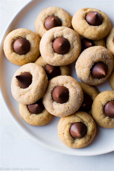 Classic Peanut Butter Blossoms Sally S Baking Addiction Cooking
