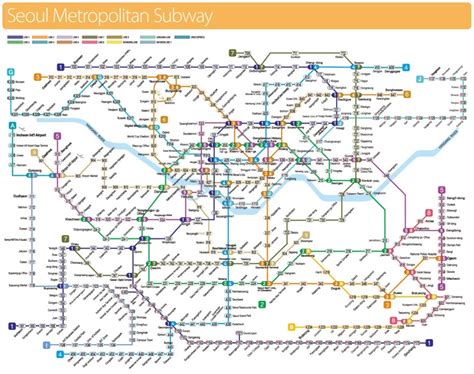 Simple Seoul Subway Map